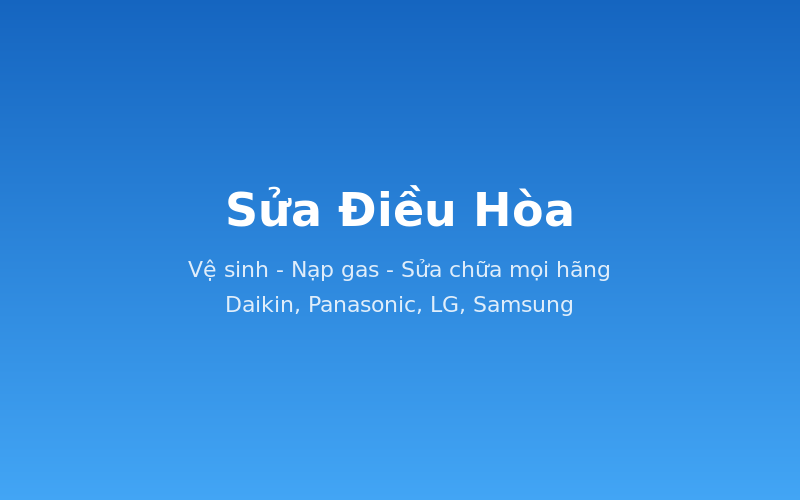 Sửa điều hòa tại Hà Nội