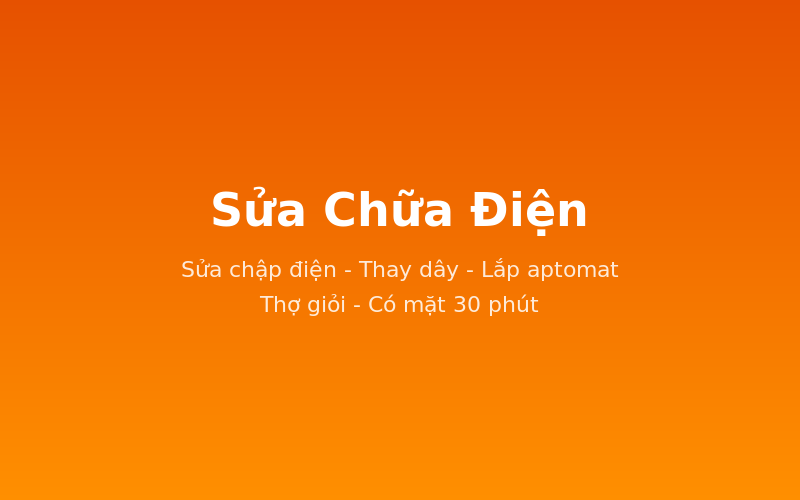 Sửa chữa điện tại Hà Nội